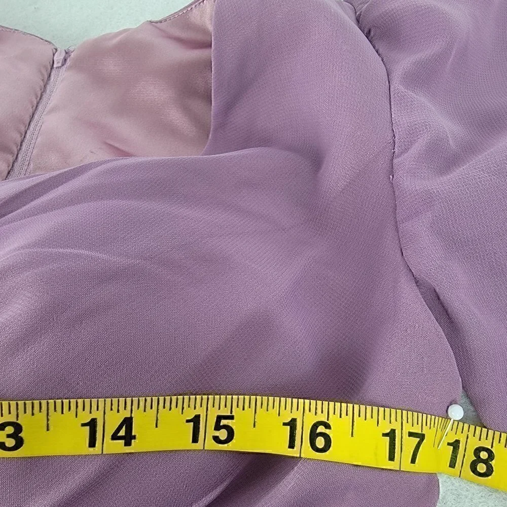 Inweddingdress (Enjoy) Bridesmaid Lavender Dress Size 4 Approximate - Picture 7 of 13
